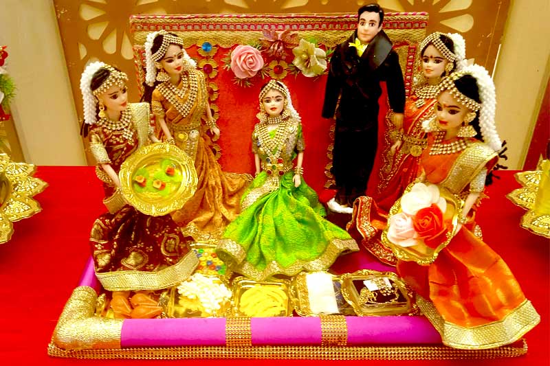 puberty-theme-handmade-doll-decoration-plates-chennai